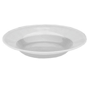 Clear/Frosted Edge Pasta Bowl