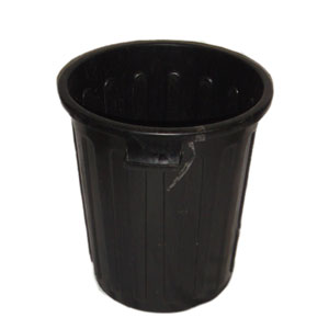 Large Black Waste Bin